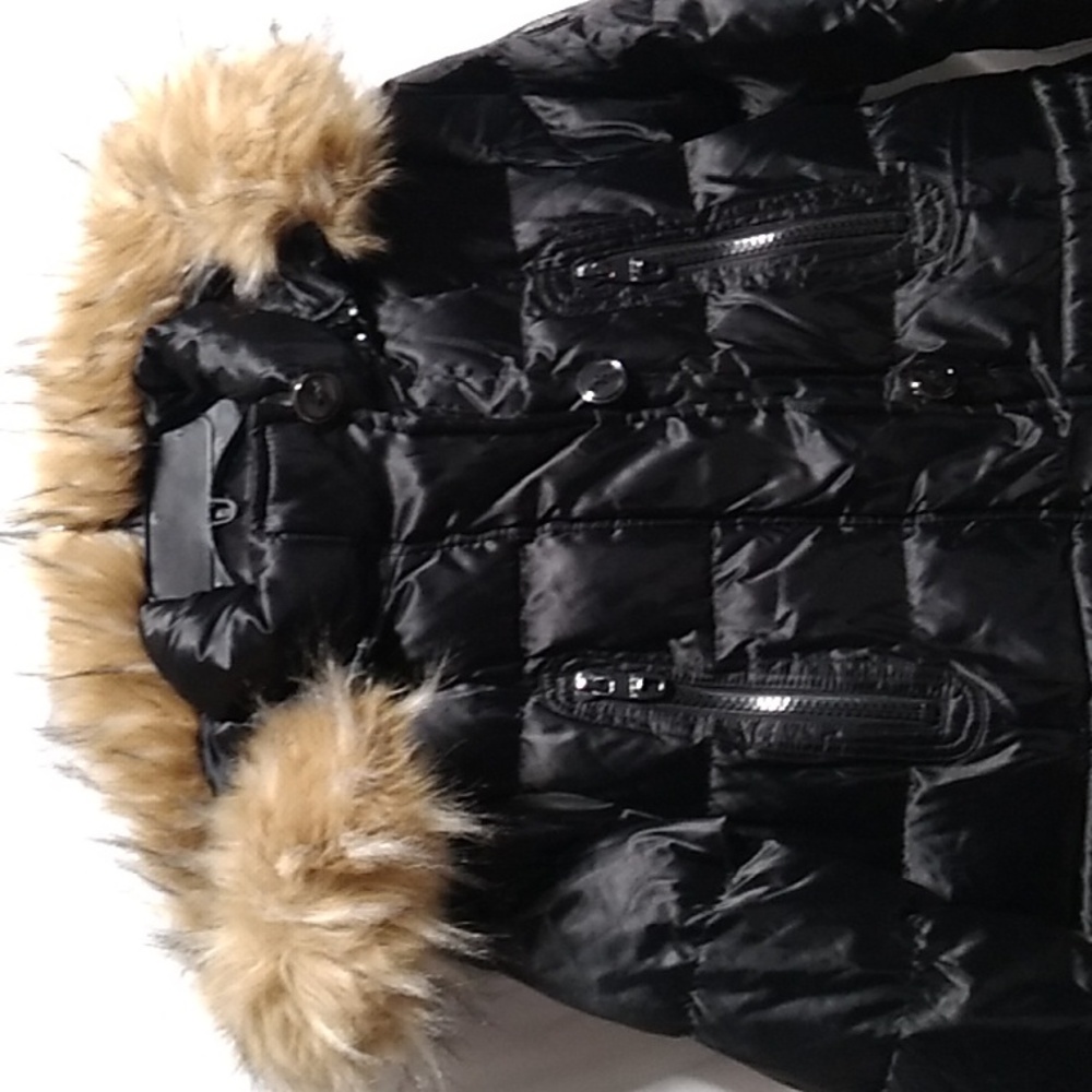 SALE! Steven By Steve Madden Coat W Faux Fur Removable Hood Sz.M (BX12) - Picture 2 of 16